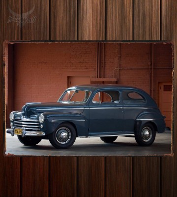 Металлическая табличка Ford V8 Super Deluxe Tudor Sedan (79A-70A)